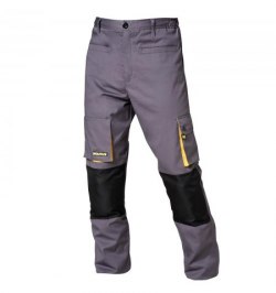 Pantalones de Trabajo Largos Gris/Amarillo Talla 42/44 M