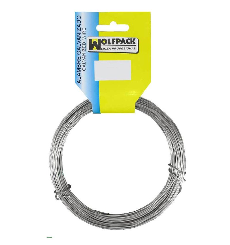 Alambre Galvanizado (Rollo 250 gramos) Nº10/1,5 mm.
