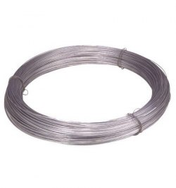 Alambre Galvanizado Rollo  5 kg. Nº  6 - 1,1 mm.