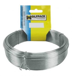 Alambre Galvanizado (Rollo 500 gramos) Nº 4/0,9 mm.