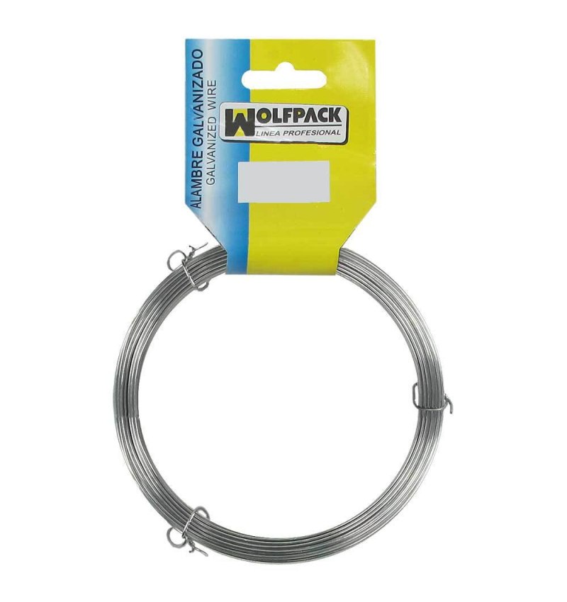 Alambre Galvanizado (Rollo 500 gramos) Nº12/1,8 mm.