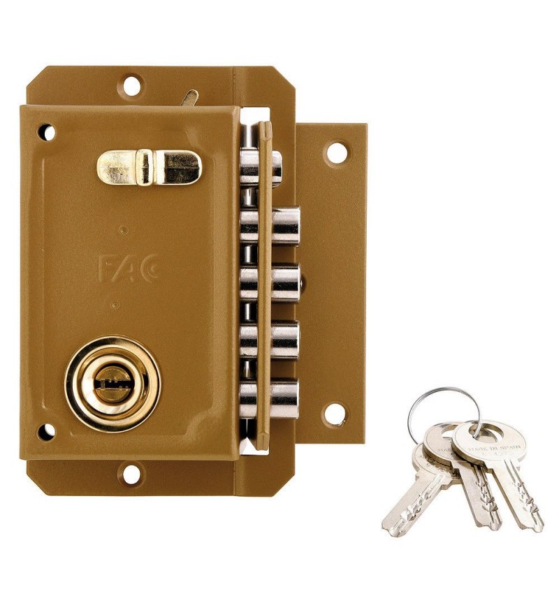Cerradura Fac S 90 P Pintada Derecha Bombin 70