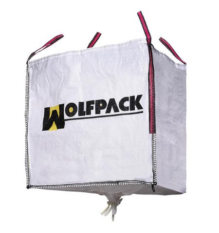 Saco Obra Big Bag 90x90x90cm. con Válvula.  Carga máxima seg. 1.000Kg.