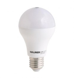 Bombilla Led Con Sensor Crepuscular E27. 12 W. 1100 lumenes. Luz calida (3000°K).