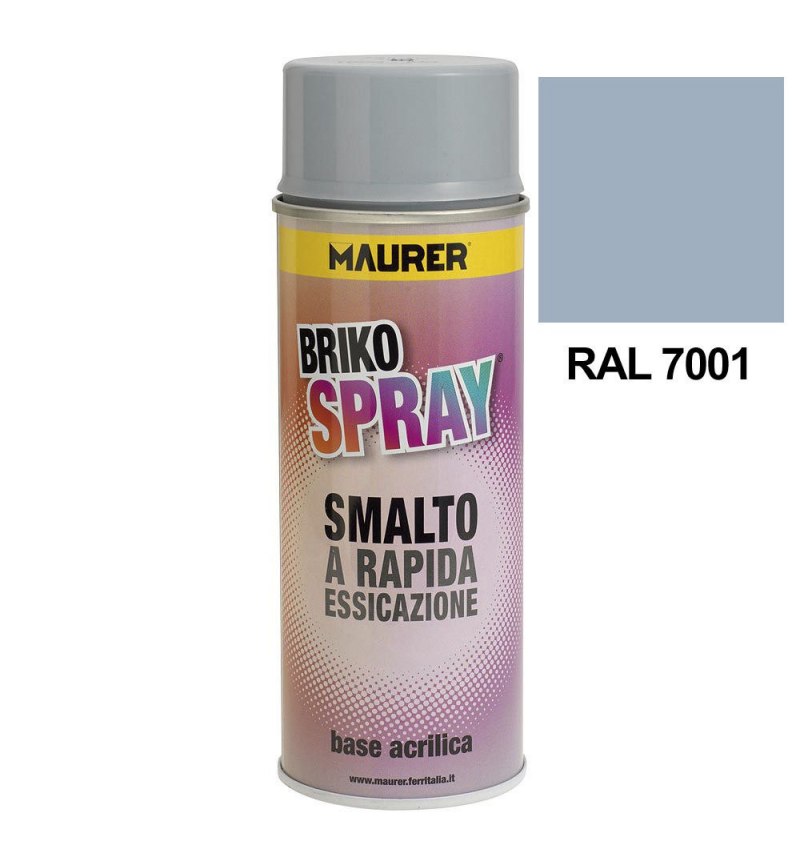 Spray Pintura Gris Plata 400 ml.