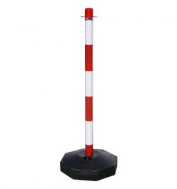 Poste Para Cadena Plastico 90 cm. Con Base