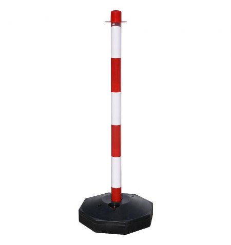 Poste Para Cadena Plastico 90 cm. Con Base