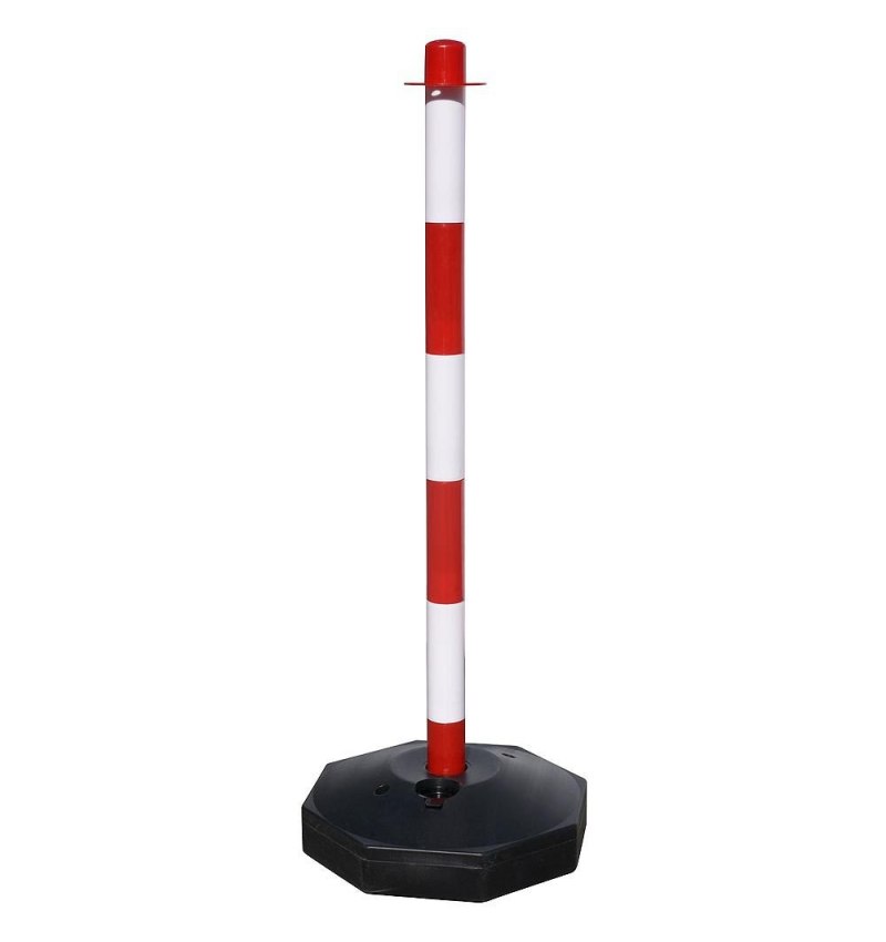 Poste Para Cadena Plastico 90 cm. Con Base