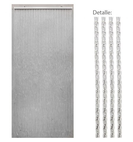 Cortina Puerta 90 Tiras PVC 90x200 cm.