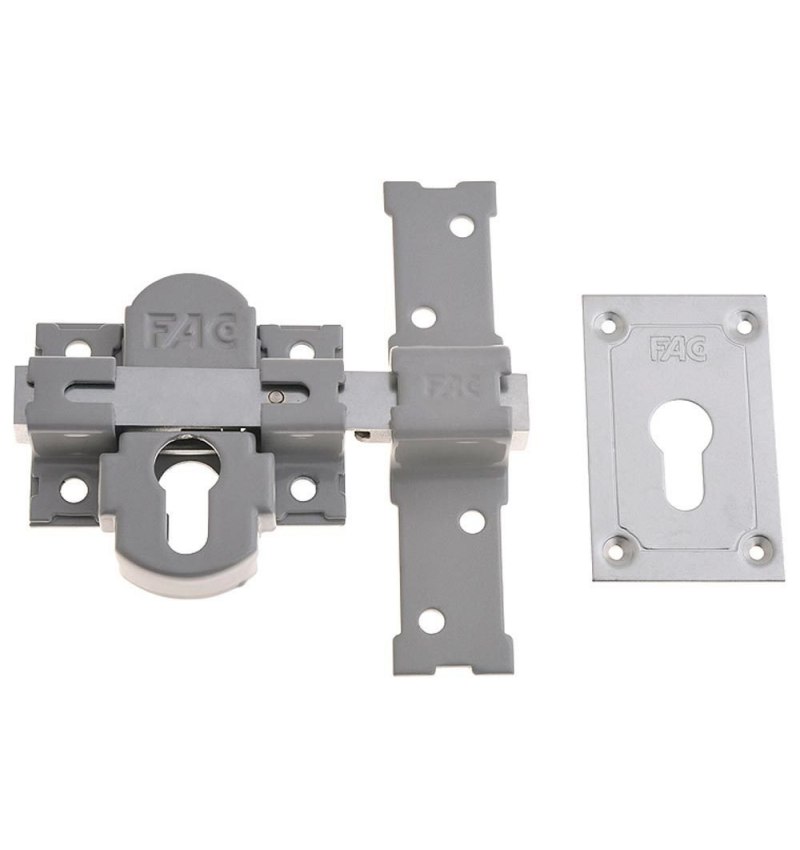 Cerrojo Fac 311-l/ 80 Plata Sin Cilindro