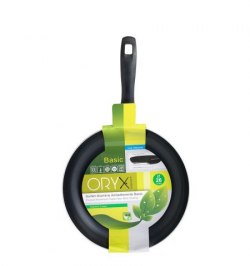 Oryx Sartén Aluminio Antiadherente Basic, Alta Resistencia, Apta Inducción, Libre PFOA, Diámetro 26 cm, Espesor 3 mm.