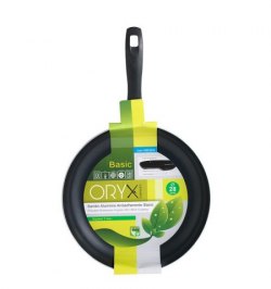 Oryx Sartén Aluminio Antiadherente Basic, Alta Resistencia, Apta Inducción, Libre PFOA, Diámetro 28 cm, Espesor 3 mm.