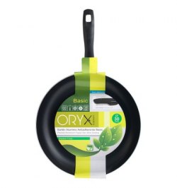 Oryx Sartén Aluminio Antiadherente Basic, Alta Resistencia, Apta Inducción, Libre PFOA, Diámetro 30 cm, Espesor 3 mm.