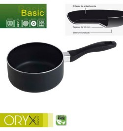 Cazo Aluminio Antiadherente Basic 16 cm./ 3 mm.