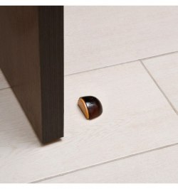 Tope Puerta Adhesivo Madera Media Luna Sapelly