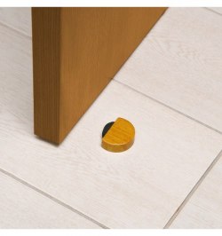 Tope Puerta Adhesivo Silencioso Color Madera