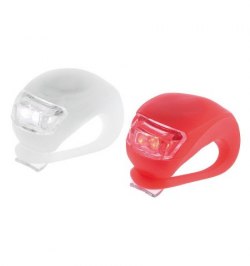 Kit luces led bicicleta 2 luces basic