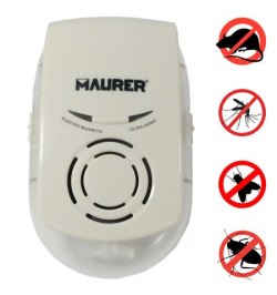 Ahuyentador Ultrasonidos y Electromagnético Para Ratones E Insectos