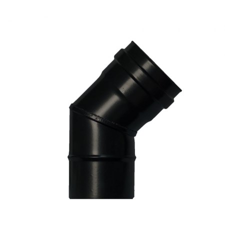 Codo Estufa Pellet Vitrificado Ø80 mm  45°