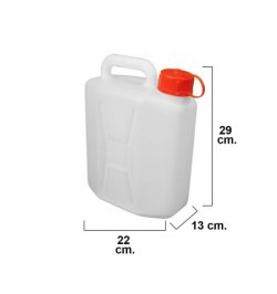 Bidon Garrafa Plastico Alimentario   5 Litros
