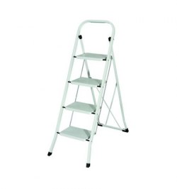 Escalerilla Acero 4 Peldaños Uso Doméstico