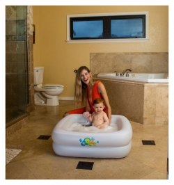 Piscina Infantil Bañera Bebe 86x86x25cm