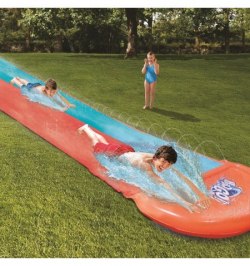 Pista Deslizamiento Hinchable Doble 4,88 metros
