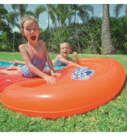 Pista Deslizamiento Hinchable Doble 4,88 metros