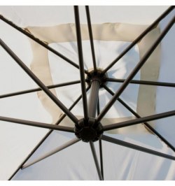 Sombrilla Jardin Papillon Pie Lateral 2,5 x 2,5 metros