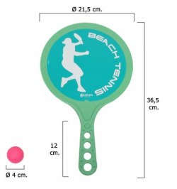 Palas De Playa Con Pelota