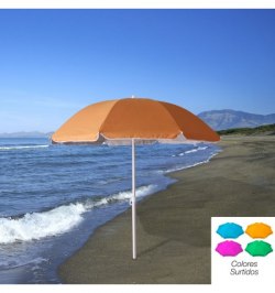 Sombrilla Playa Proteccion UV Aluminio 200 cm.