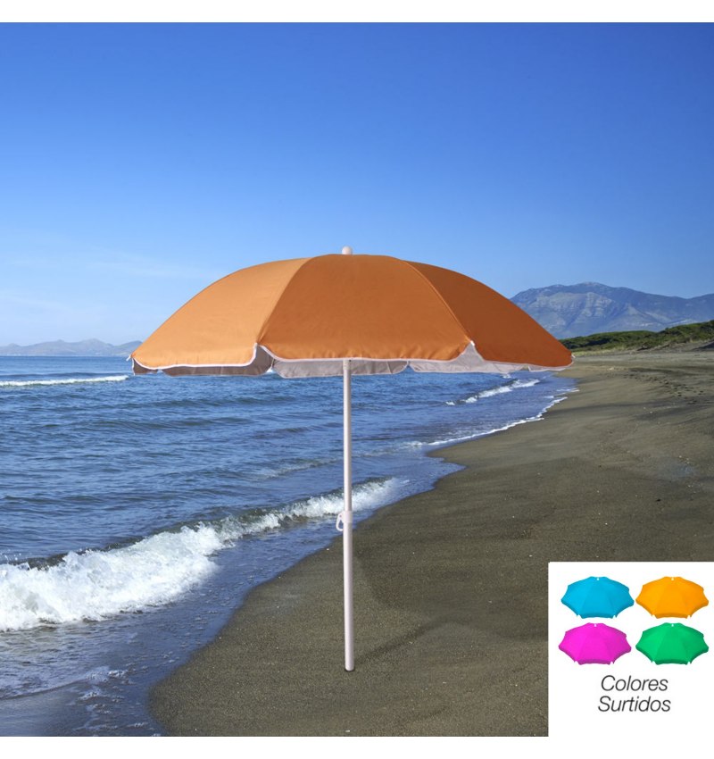 Sombrilla Playa Proteccion UV Aluminio 200 cm.