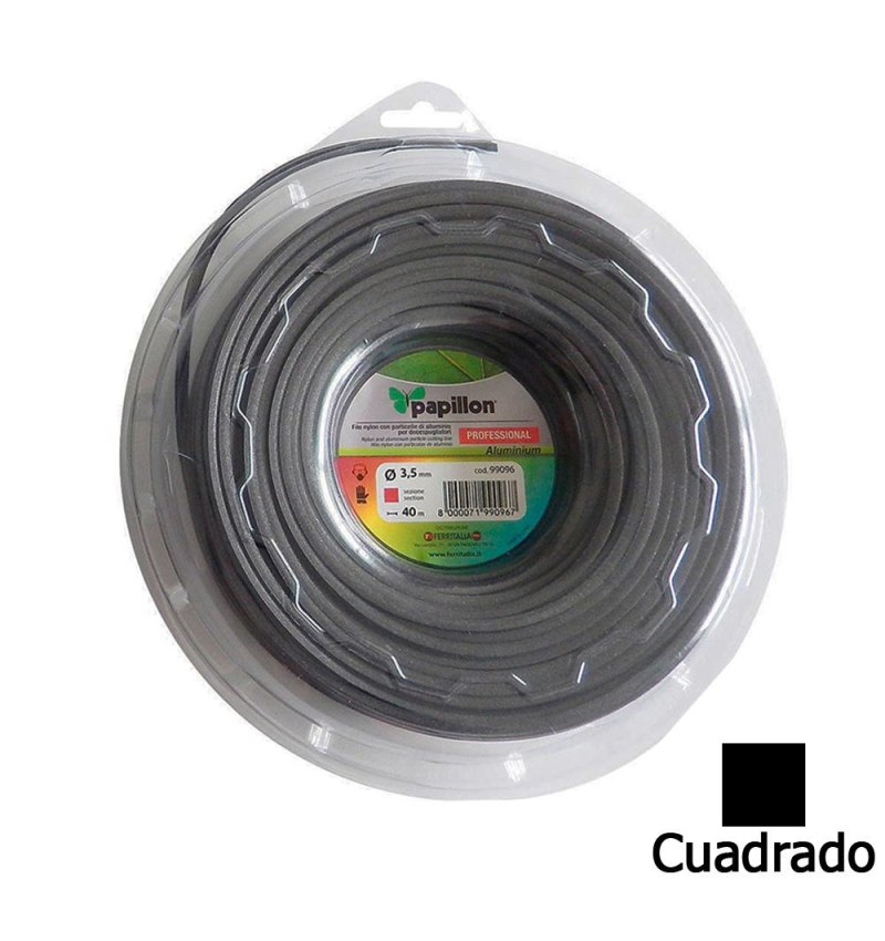 Hilo Nylon / Aluminio Cuadrado Profesional 3,0 mm. (50 Metros)