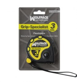 Flexometro 3 Metros Con Freno Wolfpack Grip Special