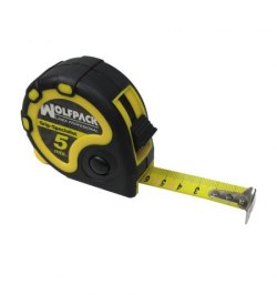 Flexometro 5 Metros Con Freno Wolfpack Grip Special