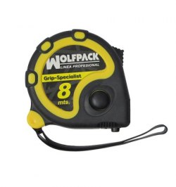 Flexometro 8 Metros Con Freno Wolfpack Grip Special