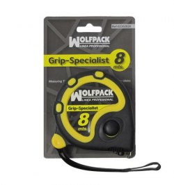 Flexometro 8 Metros Con Freno Wolfpack Grip Special