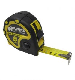 Flexometro 8 Metros Con Freno Wolfpack Grip Special