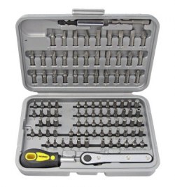 Juego Puntas Maurer 1/4 25 mm. con Adaptador 99 Piezas