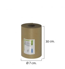Papel Kraft 45 / 50 Gramos Rollo 30 cm. x 45 Metros