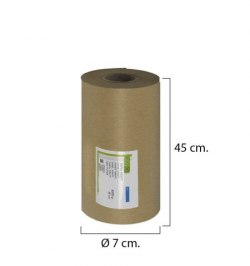 Papel Kraft 45 / 50 Gramos Rollo 45 cm. x 45 Metros