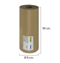 Papel Kraft 45 / 50 Gramos Rollo 90 cm. x 45 Metros