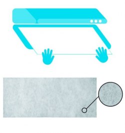 Filtro Campana Extractora 45x95 cm. 150 grm/m2