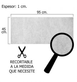 Filtro Campana Extractora 45x95 cm. 150 grm/m2