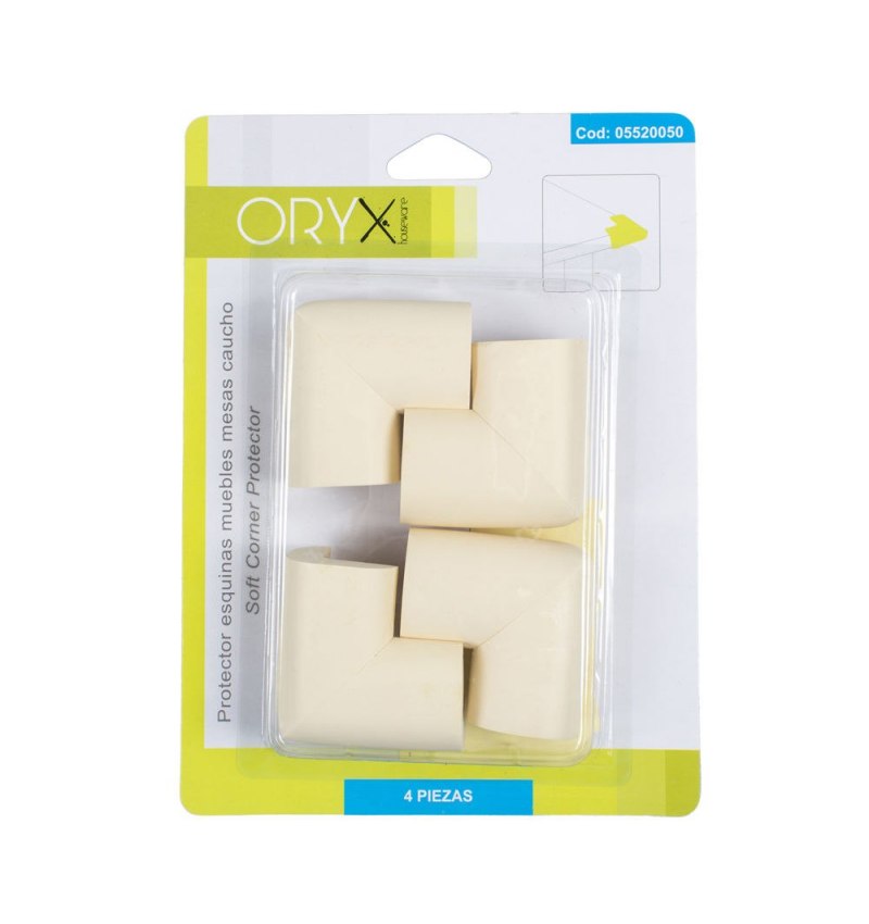 Protector Oryx Esquinas Muebles Caucho(bister.4piezas)