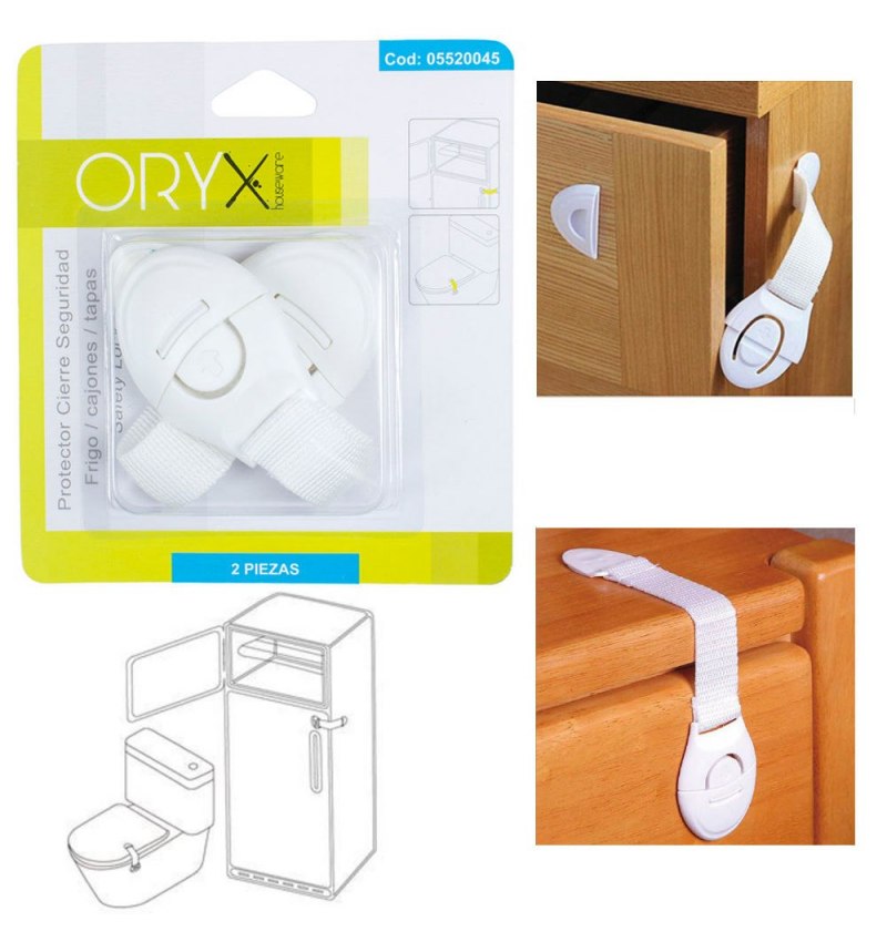 Protector Cierre Seguridad Frigorífico / Cajon (Bister 2 Piezas)