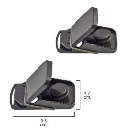 Trampa ratones plastico 9.5 x 4.7 cm. (Bolsa 2 unidades)