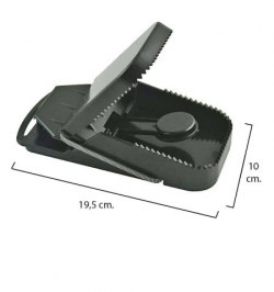 Trampa ratas plastico 19.5 x 10 cm.