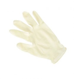 Guantes Desechables Látex Sintetico Talla 7 Caja 100 Unidades