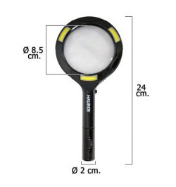 Lupa Con Led 2,5 Aumentos